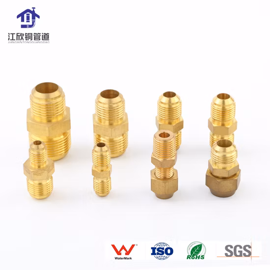 Brass Equal /Different Diameter Pipe Joint Refrigeration Pipe Joint Fitting