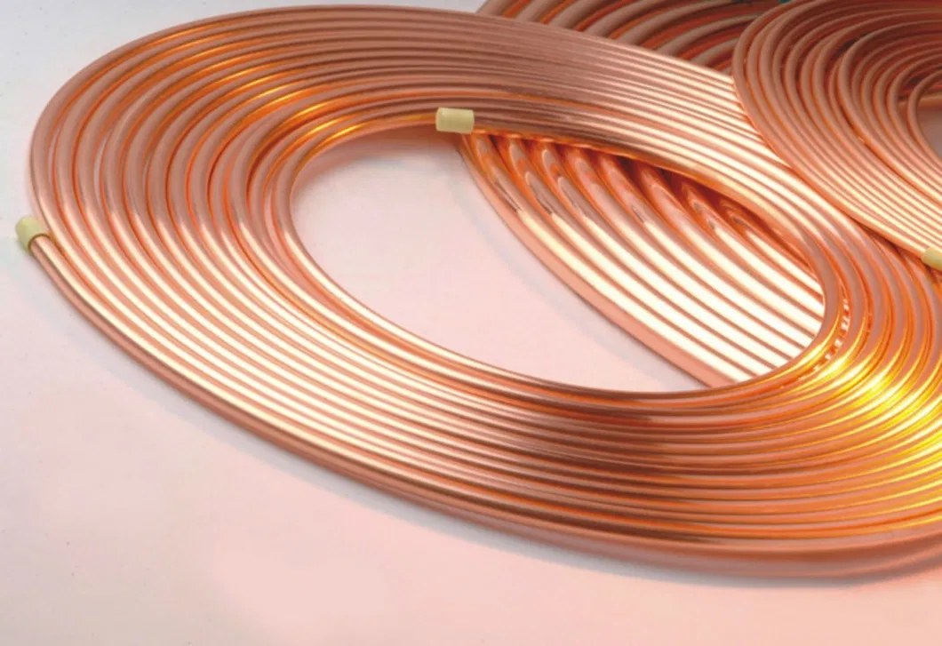 Copper Refrigeration Air Conditioner Coil Tube Pancake L Type Pipe