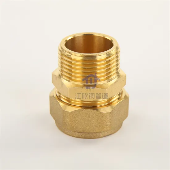 Brass Equal /Different Diameter Pipe Joint Refrigeration Pipe Joint Fitting
