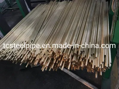 중국 에어컨용 1인치 얇은 벽 C11000 구리 파이프